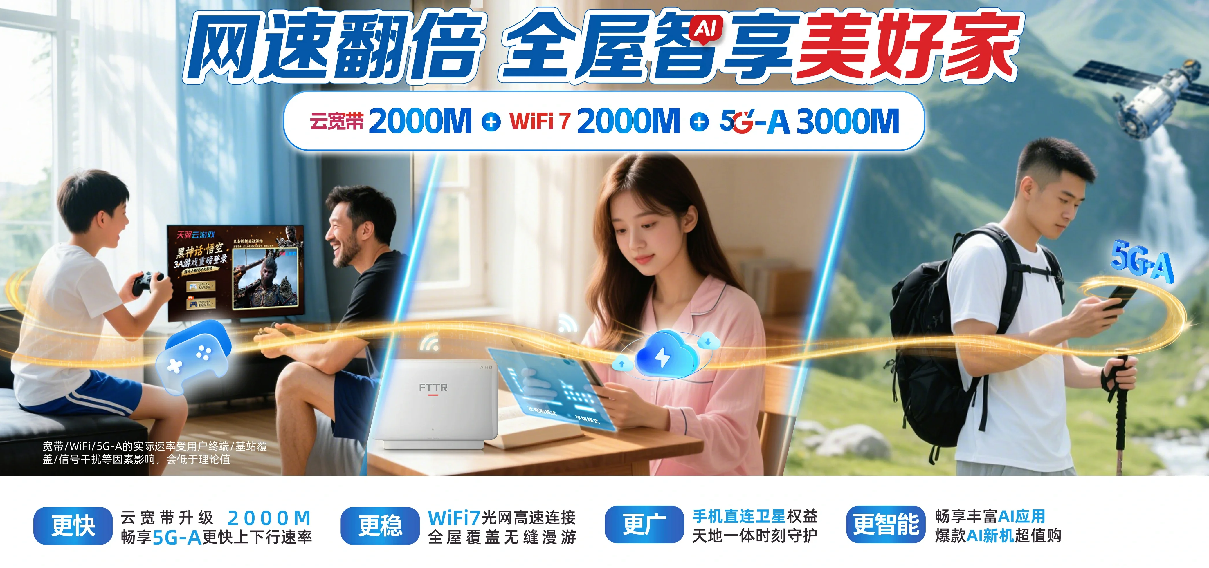 中国电信 谷城县电信宽带 宽带套餐